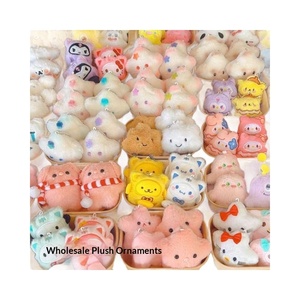 Pendentifs de poupées de styles variés, pendentifs de poupées en peluche qui couinent pour les stands de marché nocturne, cadeaux pour poupées à lancer, pur coton - Product Image 5