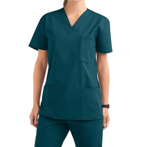 Tenues d'infirmière avec haut et pantalon multi-poches pour femmes et hommes, ensembles de blouses médicales pour hôpital - Product Image 2
