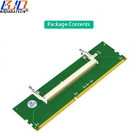 Adaptador de Memoria RAM de Laptop SO-DIMM DDR3 a Interfaz DIMM DDR3 de Escritorio, Tarjeta Convertidora