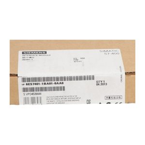 ตัวรับสัญญาณโมดูลอินเทอร์เฟซของซีเมนส์ 6ES7461-1BA01-0AA0 SIMATIC S7-400 IM 461-1 อินพุตดิจิตอลสำหรับการเชื่อมต่อแบบรวมศูนย์ - Product Image 2