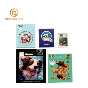 Regalos Promocionales Personalizados con Impresión UV, Mini Rompecabezas Deslizante con Imagen, Juguete de Animales de Dibujos Animados para Niños, Rompecabezas Deslizante Cuadrado de Plástico - Product Image 1
