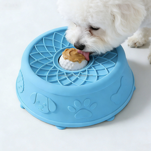 VaryWell Ciotola Antiscivolo con Pallina per Alimentazione Lenta, Giocattolo in Silicone per Cani e <span class=keywords><strong>Gatti</strong></span>, Antiansia, per Snack Liquidi e Licking - Product Image 2