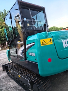 Fabriqué au Japon, mini-excavatrice d'occasion Kobelco SK60-8 d'origine, 6 tonnes, modèle 2025, puissance de 100 kW, testée et inspectée, à vendre - Product Image 6