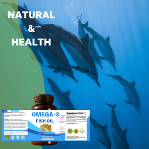 OEM Ultimate Omega-3 Gel morbido ad alta efficienza pesce e olio di gamberetti integratore con EPA e DHA capsule di olio di pesce di mare profondo - Product Image 3