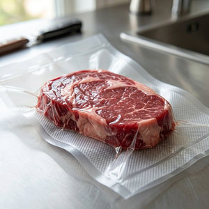 Sac <span class=keywords><strong>sous</strong></span> <span class=keywords><strong>vide</strong></span> texturé en PE recyclable sans BPA, haute transparence, gaufré, <span class=keywords><strong>pour</strong></span> emballage alimentaire congelé - Product Image 2