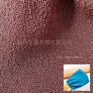 Marrocos Moda Preço Barato 100% Viscose Wash Tecido Duro Esfoliante Mitt Tecido Remover Células De Pele Morta Pano para Banho