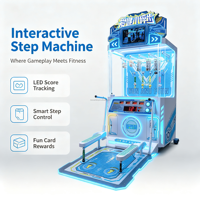 Machine de jeu d'arcade à monnayeur pour la course à pas de course basée sur les compétences, avec distribution de cadeaux, pour parc d'attractions intérieur