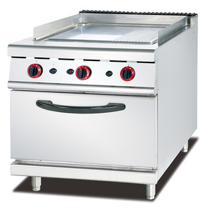 موقد غاز احترافي مناسب للفنادق والمطاعم يعمل بالغاز مع 4 شعلات بخزانة - Product Image 3