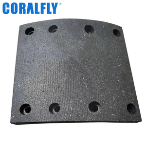 टिकाऊ विश्वसनीय भारी शुल्क ब्रेक के लिए ट्रक ब्रेक शू लाइनर 19935 5001860032 5000820063 5000811113 - Product Image 4