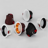 Lámpara LED Empotrable de Espectro Completo para el Cuidado de los Ojos, Luz de Techo Antideslumbrante de Copa Profunda para Sala de Estar y Pasillo del Hogar