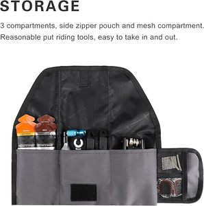 Muestra Gratuita de Bolsa de Sillín de Ciclismo Personalizada, Ligera, Impermeable, de PVC, Bolsa de Transporte para Bicicleta - Product Image 6