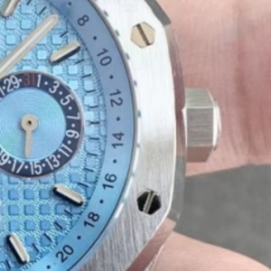 Reloj Mecánico Automático de Lujo para Hombre con Indicador de Semana, Caja Poligonal de Acero Inoxidable, Esfera Azul Analógica - Product Image 3