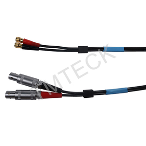 สายเคเบิลอัลตราโซนิกแบบคู่ UT Lemos 01 ถึง Microdot สำหรับเครื่องมือ NDT RG174 อุตสาหกรรม - Product Image 4