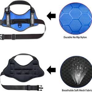 طوق للحيوانات الأليفة بالجملة، طراز سترة قماشية للكلاب X2، حزام صدر للأنشطة، قابل للتمدد وقابل للسحب، إغلاق بمشبك بشعار، للحيوانات الصغيرة والمتوسطة - Product Image 4