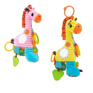 Peluche Giraffa Abbracciabile con Carillon, Ciondolo per Auto e Letto, Regalo Carino per Neonati, Imbottitura in Cotone PP, 31-50cm, Età 0-24 Mesi - Product Image 1