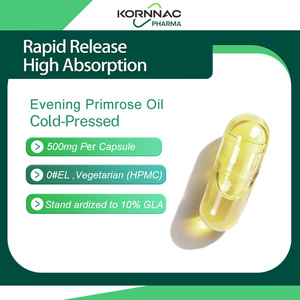 Avondprimrose-olie gevuld in HPMC capsules/softgels, <span class=keywords><strong>Halal</strong></span> gecertificeerd, OEM fabrikant, GMP gecertificeerd, Private Label - Product Image 1
