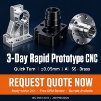 Usinage rapide de prototypes CNC en 3 jours, précision 0,05 mm, ISO 9001, 5 axes, aluminium, acier inoxydable, électroérosion à fil, brochage pour usinage rapide