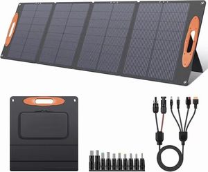 <span class=keywords><strong>Panneau</strong></span> <span class=keywords><strong>solaire</strong></span> pliable 100W |   <span class=keywords><strong>Panneau</strong></span> photovoltaïque portable extérieur IP67 en <span class=keywords><strong>silicium</strong></span> monocristallin, efficacité de 23 %, laminé ETFE, avec câble 4 en 1 - Product Image 1