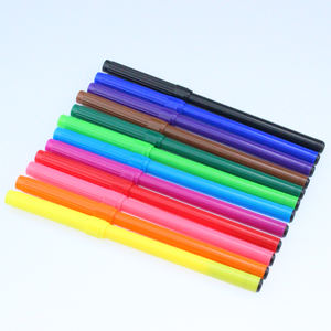 Crayons aquarelle simple et mince, stylo à pointe en <span class=keywords><strong>feutre</strong></span>, marqueur lavable pour enfants, <span class=keywords><strong>dessin</strong></span>, croquis, promotion - Product Image 2