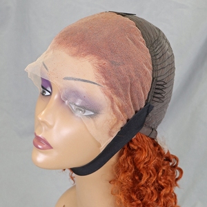 Perruque Bob à Ondulations Profondes, Densité 200%, <span class=keywords><strong>Cheveux</strong></span> Humains Brésiliens Vierges 13x4 pour Perruques Lace Front avec Nœuds Blanchis pour Femmes Noires - Product Image 6