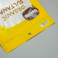 Pochette de boîte scellée à 8 côtés, en forme de noix et de raisin, de qualité alimentaire