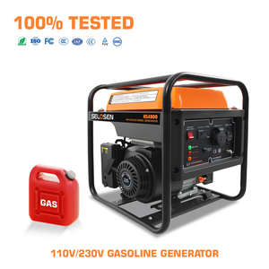 Générateur d'électricité à essence 4 kW triphasé 3-10 kW 7 kW pour usage domestique / Générateur électrique à essence 10 kVA 220 V AVR 380 V 4 pôles triphasé - Product Image 1