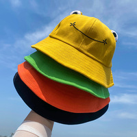 Enfant-parents grenouille seau chapeau pour femmes été automne plaine femme Panama randonnée en plein air plage pêche crème solaire femme Bob casquettes