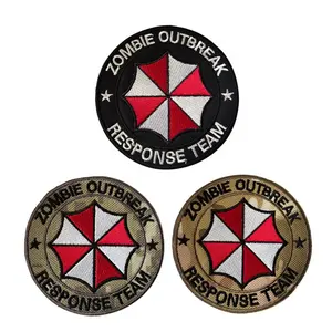 Zombie Outbreak Response Team Stick patches für Kleidung Applique Eisen auf Abzeichen Benutzer definiertes Logo