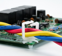 Colonne d'isolation pour carte PCB en nylon à verrouillage inversé, entretoise de circuit à double tête, support d'isolation, clip de fixation pour carte