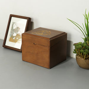 Manufacturer Competitive Price Wood <strong>Recipe</strong> <strong>Box</strong> Pine Wood <strong>Recipe</strong> Boxes with Cards and Dividers - Product Image 5