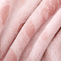 Broderie personnalisée serviette en microfibre cheveux tricoté corail velours serviette logo séchage rapide absorbant cadeau de luxe serviette de bain en microfibre