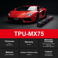 Film de protection de peinture TPU MX75 7,5 mil PPF – Le choix idéal pour les régions froides, auto-réparateur instantané, haute brillance
