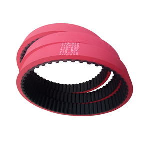 610T10 <span class=keywords><strong>directa</strong></span> de <span class=keywords><strong>la</strong></span> fábrica de correa dentada de goma con rojo recubierto de goma - Product Image 4