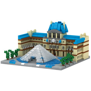 Modèle de blocs de construction Micro Castle avec tours et jardins, jouet éducatif pour enfants, décoration de chambre pour collectionneurs, cadeau - Product Image 3