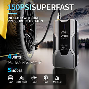 Новинка: Портативное пусковое устройство для автомобиля с функцией компрессора, аварийный инструмент, бустер для авто с LED-подсветкой - Product Image 5