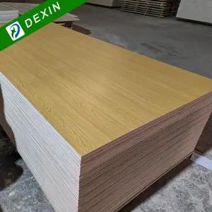 Single or Double Sided 1220 x 2440 x18mm Melamine Faced Plywood Laminated Sheet for decoration