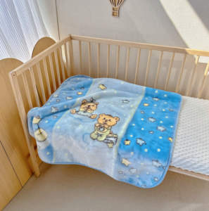 Vente en gros OEM2024 NOUVELLE Arrivée Couvertures pour bébé Sublimation Eskimo Raschel Mink pour bébé - Product Image 3