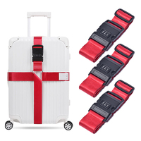 Ceintures de valise de voyage réglables avec sangle de ceinture de bagage à verrouillage par mot de passe
