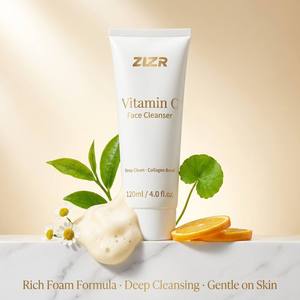Nettoyant Moussant Anti-Âge Éclaircissant à la Vitamine C 120ml Collagène Niacinamide Lavage Doux Anti-Taches Brunes - Product Image 2
