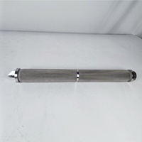 Élément filtrant métallique plissé réutilisable 222 Fin, cartouche en maille d'acier inoxydable 316L pour la filtration des polymères et des fluides industriels