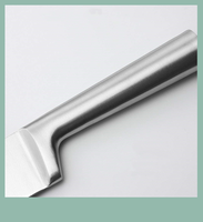 Couteau de cuisine professionnel 9 pièces avec étui Ensemble de couteaux de cuisine de luxe en acier inoxydable ondulé