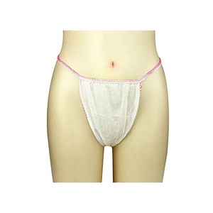 Sujetador y bragas desechables para Sauna, tangas desechables de alta SMS para ropa interior de Spa - Product Image 6