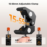 Kit de fixation pliable K&F Concept TQ51 9,8 pouces avec support magnétique pour téléphone