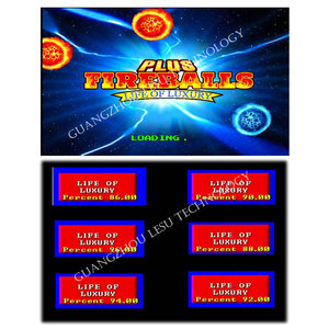Nueva Placa Base para Máquina de <span class=keywords><strong>Juego</strong></span> Fireball Plus Life of Luxury, <span class=keywords><strong>Juego</strong></span> Blue Fireballs - Product Image 6