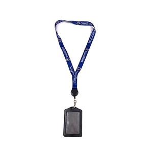 Factory Good Quality <b>Polyester</b> Badge Strap <b>Lanyards</b> ID Badge Holder - Product Image 2