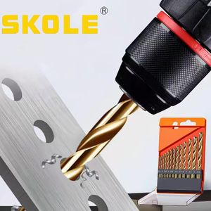 مثقاب لولبي صيني الصنع من الفولاذ المقاوم للصدأ بساق مستقيم وتشطيب أكسيد أسود لحفر الفولاذ والنحاس - Product Image 1