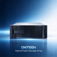 DM7100H 4U Rack SAN Storage Array Dual Active-Active Controller Enterprise Hybrid Storage untuk Virtualisasi Database VDI