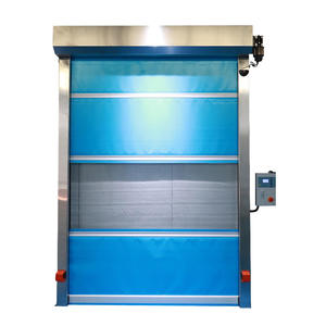 <span class=keywords><strong>Porte</strong></span> rapide à enroulement en PVC à économie d'énergie, isolée, à action rapide pour le contrôle climatique des entrepôts - Product Image 1