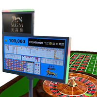 Accessoires de casino, écran de roulette double face LCD HD 27 32 pouces pour jeux de casino
