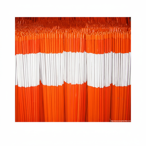 Driveway Marker 5/16" snow Marker Poles FRP <b>Rod</b> Reflective Solid Frp <b>Rod</b> with Reflective Tape - Product Image 1